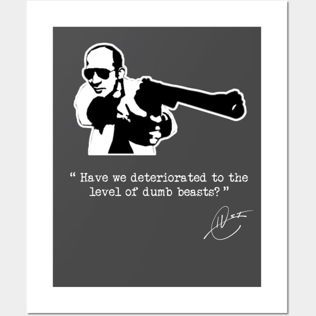 Hunter S Thompson - Beasts Wall Art by GonzoWear